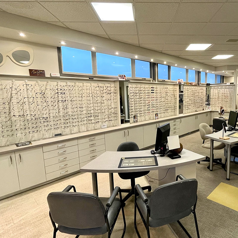 Interior shot of Steinbach Professional Eye Care